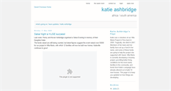 Desktop Screenshot of katieashbridge.questoverseas.com